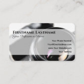 Fotografen regenboog kleuren DSLR Camera lenzen Visitekaartje (Achterkant)