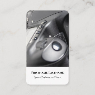 Fotografen Videografen DSLR Camera lenzen Visitekaartje