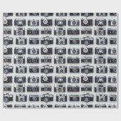 Fotografen voor de vergaarbak van de oude camera cadeaupapier (Vlak)