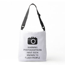 Fotografen Waarschuwing Flash Mensen Grappig Shirt
