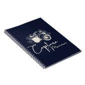 Fotograferen van Herinneringen Citaat Notitieboek (Rechterzijde)