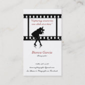 Fotografia Visitekaartje (Achterkant)