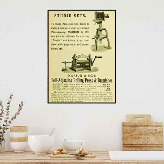  fotografie-ad ~ Studio-sets Poster (Keuken)