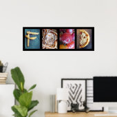Fotografie-alfabet Collage, foetale Word Art Poster (Thuiskantoor)