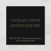 Fotografie | artiest | ontwerper | Content Creator Vierkante Visitekaartje (Achterkant)