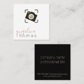 Fotografie | Artiest | Ontwerper Vierkante Visitekaartje (Voorkant / Achterkant)