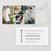 Fotografie Bedrijfs Veelvoudige Foto's Visitekaartje (Voorkant / Achterkant)