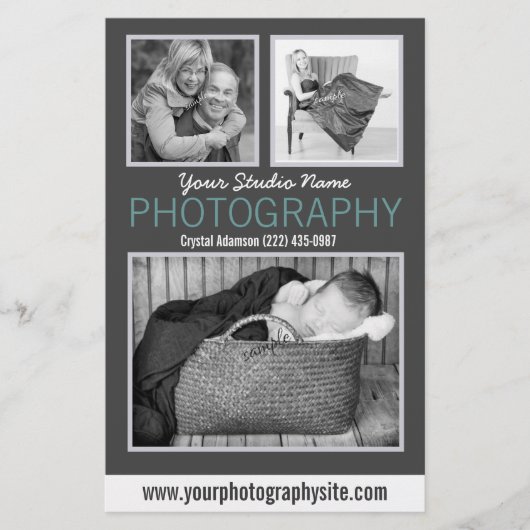 Fotografie Bedrijfsfolder Grote Voorbeeld Foto's Flyer (Voorkant)