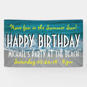 Fotografie bij de BEACH + uw ideeën Spandoek