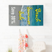 Fotografie bij de BEACH + uw ideeën Spandoek (Insitu)