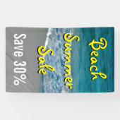 Fotografie bij de BEACH + uw ideeën Spandoek (Horizontaal)