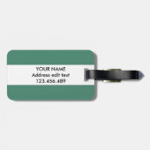 Fotografie bloesem bagagelabel (Achterkant horizontaal)