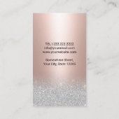 Fotografie Blush Roos Gold fotografie Visitekaartje (Achterkant)