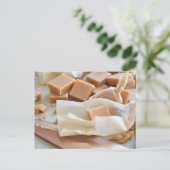 Fotografie Brits clotted Cream Fudge Briefkaart (Staand voorkant)