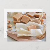 Fotografie Brits clotted Cream Fudge Briefkaart (Voorkant / Achterkant)