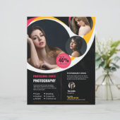 Fotografie brochure Sjabloon (Staand voorkant)