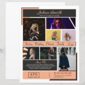 Fotografie brochure Sjabloon (Voorkant / Achterkant)