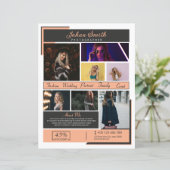 Fotografie brochure Sjabloon (Staand voorkant)