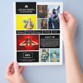 Fotografie brochure Sjabloon (Hand)