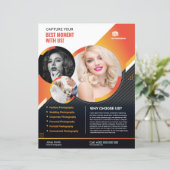 Fotografie brochure Sjabloon (Staand voorkant)