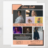 Fotografie brochure Sjabloon (Voorkant / Achterkant)