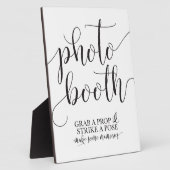 Fotografie bruiloft bord - Pak een prop-streep Fotoplaat (Zijkant)