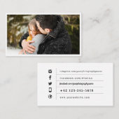 Fotografie Business Single Photo Visitekaartje (Voorkant / Achterkant)