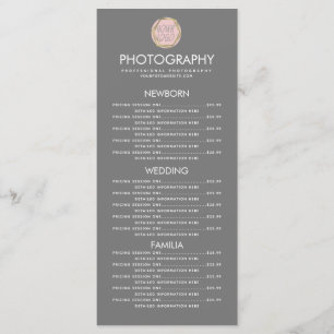 Fotografie Business Uw grijs menu Logo