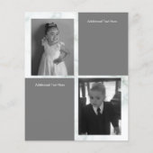 Fotografie Business Uw Logo grijs marmer-menu (Achterkant)