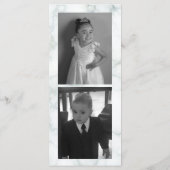 Fotografie Business Uw Logo grijs marmer-menu Menu (Achterkant)