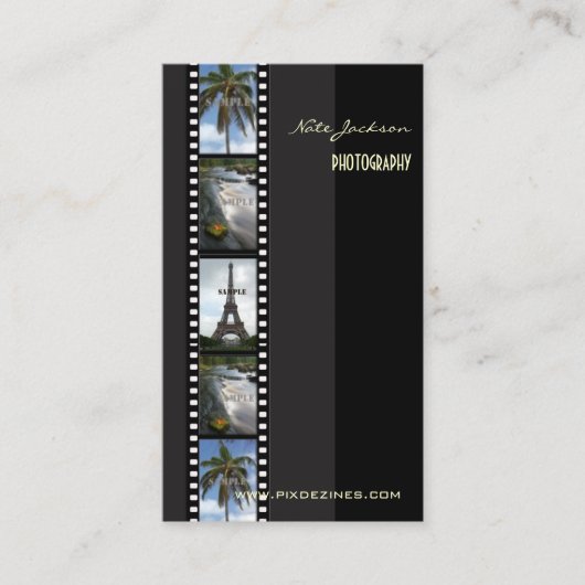 FOTOGRAFIE BUSINESSKAARTEN MINI FOLIO VISITEKAARTJE (Voorkant)