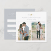 Fotografie Cadeaubon Sjabloon Kaart (Voorkant / Achterkant)