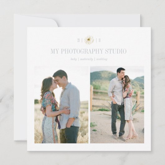 Fotografie Cadeaubon Sjabloon Kaart (Voorkant)