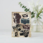 fotografie camera fotograaf in nood briefkaart (Staand voorkant)