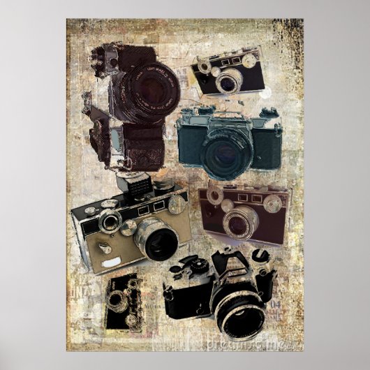 fotografie camera fotograaf in nood poster (Voorkant)