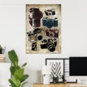 fotografie camera fotograaf in nood poster (Thuiskantoor)
