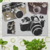 fotografie camera fotograaf in nood theedoek (Gevouwen)