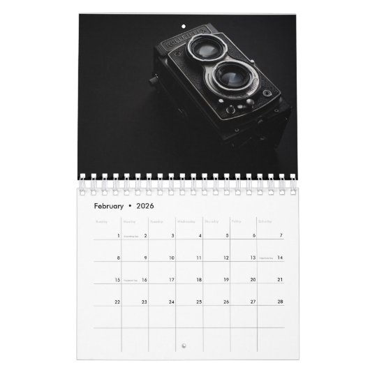 Fotografie camera kalender (Feb 2026)