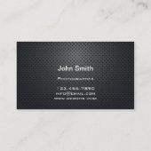 Fotografie camera Lens & Aurora Visitekaartje (Achterkant)