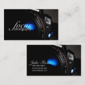 Fotografie camera lens portret visitekaartje (Voorkant / Achterkant)