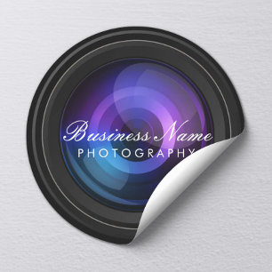 Fotografie camera Lens Professional Fotografie Ronde Sticker