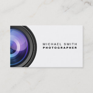 Fotografie camera Lens Professional Visitekaartje