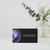 Fotografie camera Lens Professional Visitekaartje (Staand voorkant)