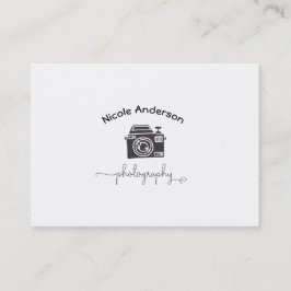 Fotografie Camera Modern Minimaal Logo Visitekaartje