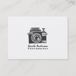 Fotografie Camera Modern Minimaal Logo Visitekaartje