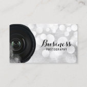 Fotografie camera Modern Silver Visitekaartje (Voorkant)