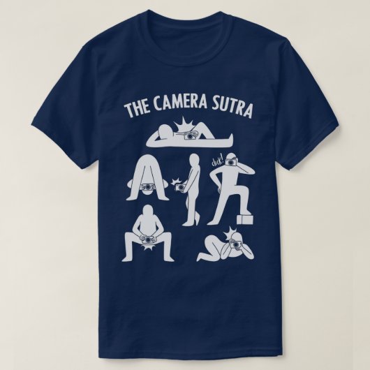 Fotografie camera Positie fotografen T-shirt (Design voorkant)