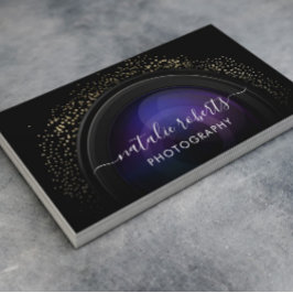 Fotografie camera Typografie Visitekaartje