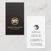 Fotografie camera visitekaartje (Voorkant / Achterkant)