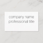 Fotografie | Cameralens Visitekaartje (Achterkant)